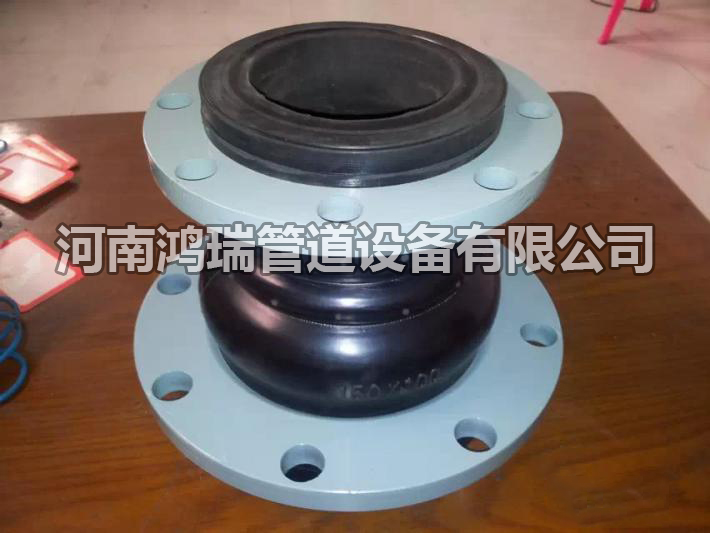 同心異徑大小頭變徑橡膠接頭法蘭大小變徑軟接同軸異徑法蘭接頭